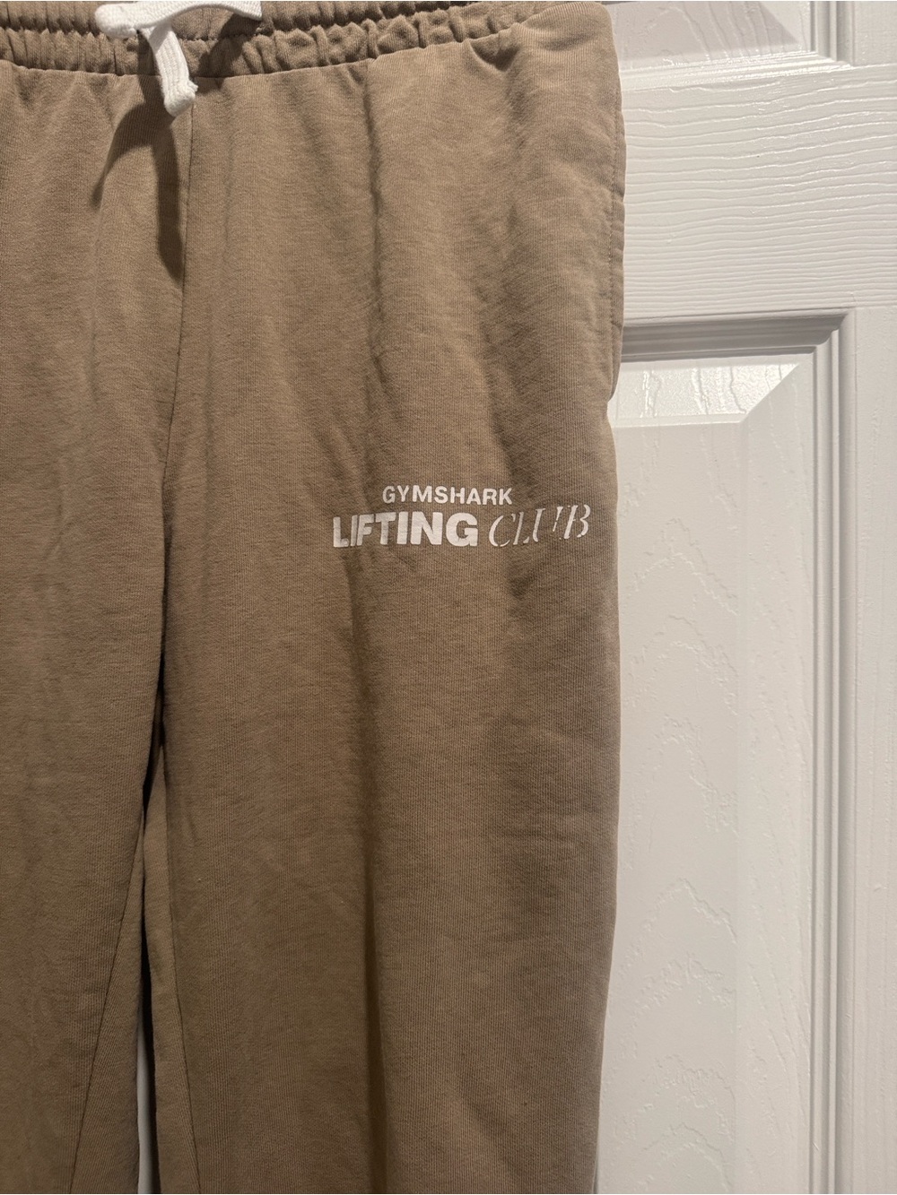 Gym Shark Tan Relaxed Drawstring Sweatpants - Picture 3 of 4